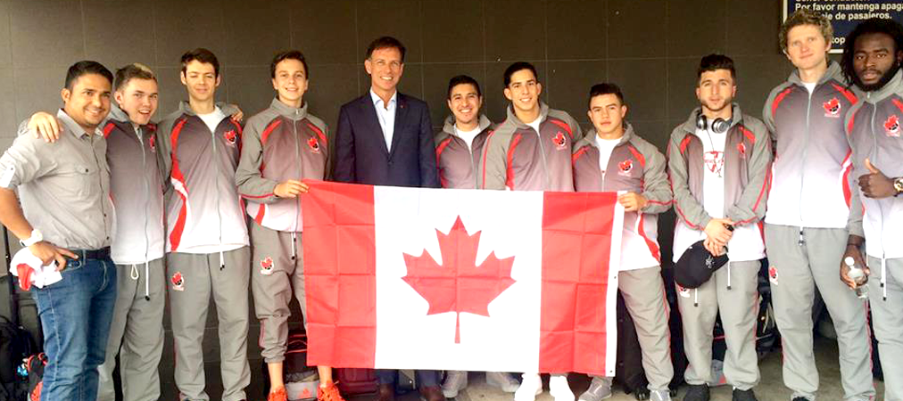 Canada Ambassador Michael Gord, welcomes Team Canada in Costa Rica.